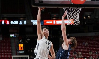 杨瀚森背靠背10+5+5失误 夏联次战开拓者遭灰熊逆转