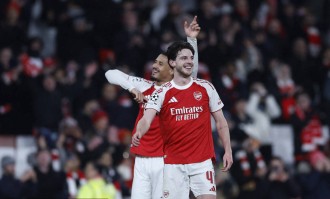 亨利：阿森纳完全不一样了 赖斯：每个人心里都有团火