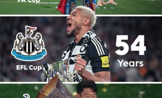 破荒之年！英超官推晒海报，祝贺纽卡、水晶宫和热刺终结冠军荒