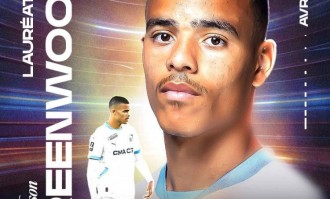 梅森・格林伍德荣膺法甲5月最佳球员，连破门斩获4球！